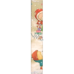 Ditipo Gift wrapping paper 70 x 200 cm Christmas beige Bears