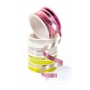 Ditipo Ribbon multi trendy colors pink mix 16 mx 10 mm