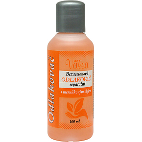 Hlubna Valea nail polish remover with apricot oil, 100 ml Hlubna Valea nail polish remover with apricot oil, 100 ml