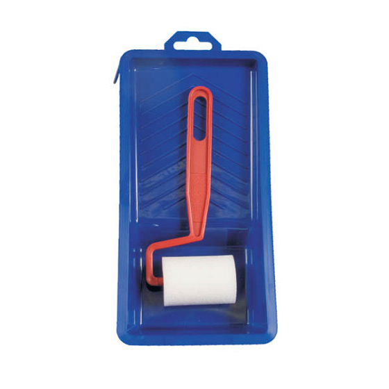 Spokar Moltopren paint roller with holder and tray, 50 mm, diameter 6 mm