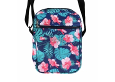 Albi Original Crossback Hibiscus shoulder bag 17 x 23 x 5 cm