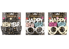 Glasses with the inscription Happy New Year