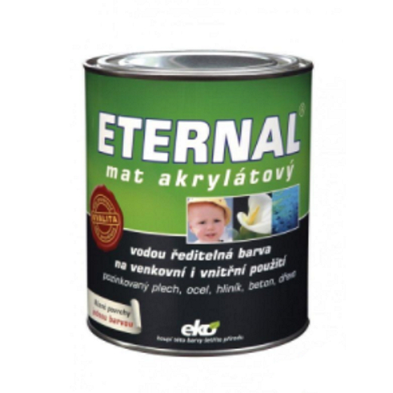 Austiste Eternal mat acrylic universal paint for wood, metal, concrete 09 dark brown 5 kg