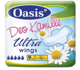 Oasis Ultra Wings Deo Chamomile ultra-thin scented sanitary pads with wings 9 pieces