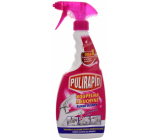 Pulirapid Bathroom and kitchen limescale remover with natural vinegar spray 500 ml