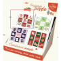 Nekupto Chocolate puzzle Christmas Houses 11 x 11.5 x 0.7 cm, 9 x 5 g