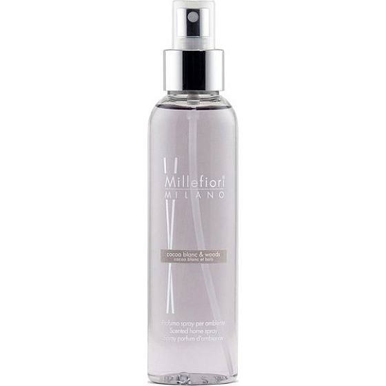 Millefiori Milano Natural Cocoa Blanc & Woods - White Cocoa and Woods Home Spray 150 ml