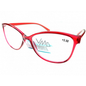 Berkeley Reading glasses +3.5 plastic red 1 piece MC2191