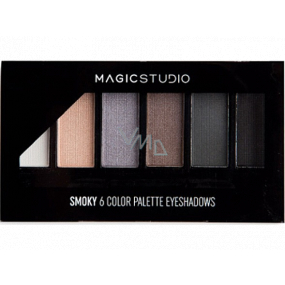 My Magic Studio Smoky Eyeshadow Palette 6 colours + applicator 6,3 g