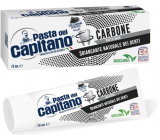 Pasta Del Capitano Carbone toothpaste for restoring the natural whiteness of teeth 75 ml