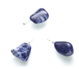 Sodalite Troml pendant natural stone, 2,2-3 cm, 1 piece, stone communication