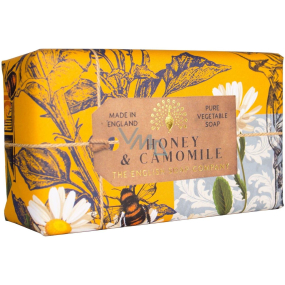 English Soap Honey & Chamomile natural perfumed toilet soap with shea butter 190 g