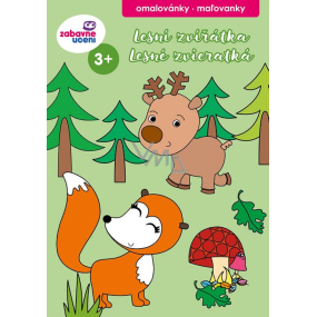 Ditipo Colouring book Forest animals 16 pages A5 147 x 210 mm age 3+