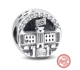 Sterling silver 925 London holiday, travel bracelet bead