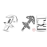 Charm Sterling silver 925 Zodiac sign Sparkling Sagittarius, bead for bracelet