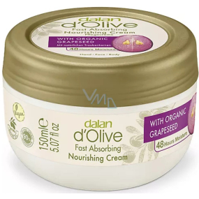 Dalan d Olive Nourishing Cream hand and body moisturizer with grape seed extract 150 ml
