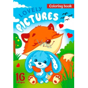 Ditipo Coloring book for children Lovely Pictures 16 pages A4 210 x 297 mm