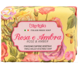 Iteritalia Rose and amber Italian herbal toilet soap 125 g