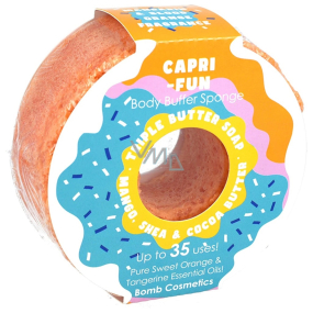 Bomb Cosmetics CapriFun Donut natural shower massage bath sponge with fragrance 165 g