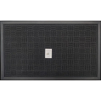 Rubber and carpet doormat 45 x 75 cm