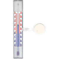Spokar 2106 flat, window thermometer plastic, self-adhesive