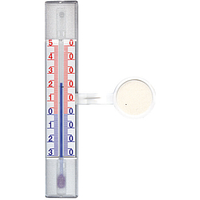 Spokar 2106 flat, window thermometer plastic, self-adhesive