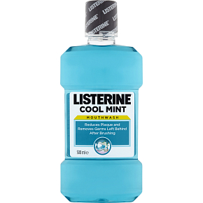 Listerine Cool Mint Mouthwash, 500 ml