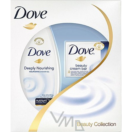 Dove Original shower gel 250 ml + cream tablet 100 g, cosmetic set
