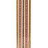 Self-adhesive strips with gold decor 1 piece