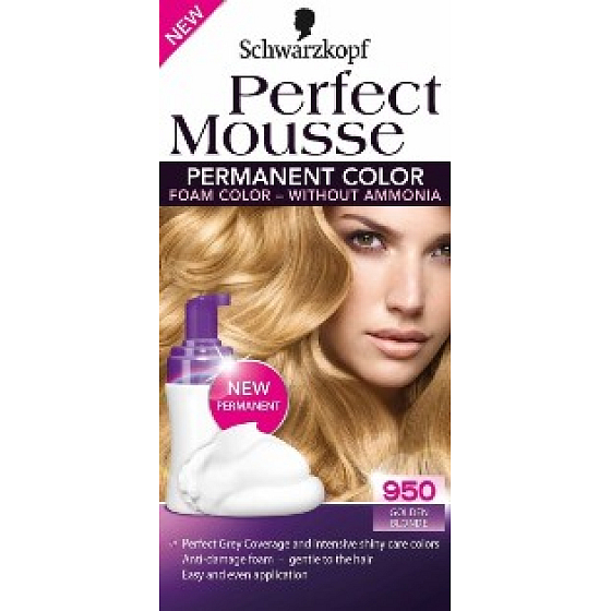 Perfect Mousse Permanent Color Hair Color 950 Golden Fawn