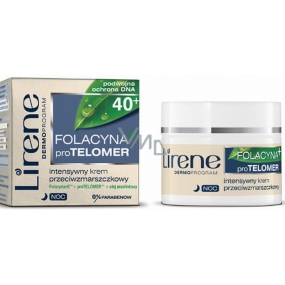 Lirene Folacin Intense 40+ night regenerating anti-wrinkle cream 50 ml