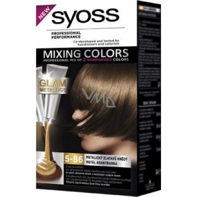 Syoss Mixing Colors Glam Metallics 5-86 Metallic Gold Brown