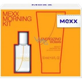 Mexx Energizing Woman eau de toilette 15 ml + shower gel 50 ml, gift set