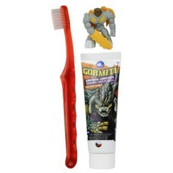 Gormiti Spokar Toothbrush + toothpaste 30 ml + Gormita figurine