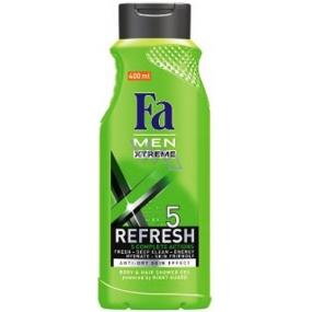 Fa Men Xtreme Refresh shower gel for body and hair 400 ml