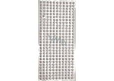 Albi Self-adhesive beads white 828 stones 4 mm