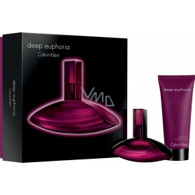 Calvin Klein Deep Euphoria perfumed water for women 50 ml + body lotion 100 ml, gift set