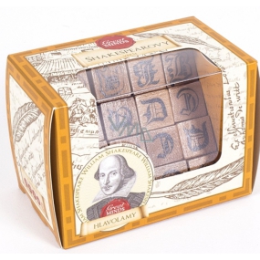 Albi Great Minds Shakespeare wooden puzzle 4.8 x 4.8 x 7.6 cm
