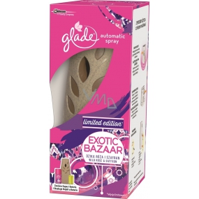 Glade Exotic Bazaar Wild Rose & Saffron automatic air freshener spray 269 ml