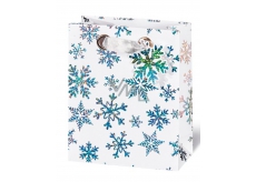 BSB Luxury Christmas paper gift bag 36 x 26 x 14 cm Ice Crystals VDT 404 - A5