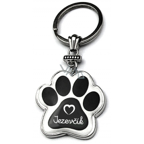 Nekupto Pets key ring in the shape of a paw Dachshund 40 x 85 x 3 mm