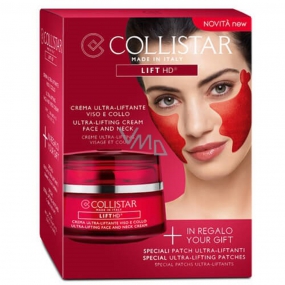 Collistar Lift HD Ultra Lifting Face and Neck Cream Ultra lifting cream for face and décolleté 50 ml + gift lifting patches