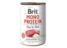 Brit Mono Protein Beef with rice dog food 400 g
