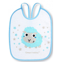 Canpol babies Bunny & Company Terry / PVC bib for children from 0 months 3 pieces