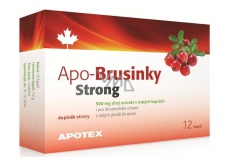 Apotex Apo-Cranberries Strong strong extract from whole fruits, food supplement 500 mg 12 capsules