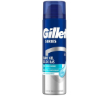 Gillette Series 3x Sensitive Cool shaving gel for men 200 ml