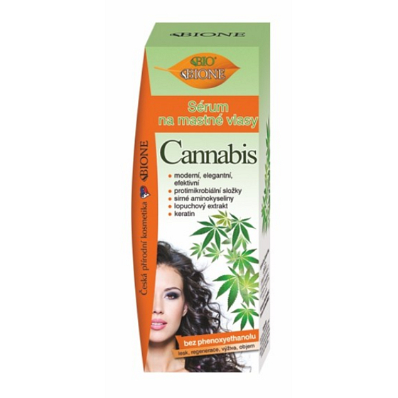 Bione Cosmetics Cannabis hair serum for oily hair 215 ml