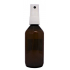 Atomizer plastic bottle brown refillable partially transparent 50 ml