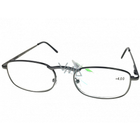 Berkeley Reading glasses +4.0 gray metal 1 piece MC2005
