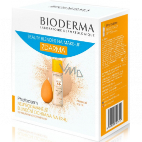 Bioderma Photoderm Nude Touch SPF 50 tinted fluid Natural shade 40 ml + Beauty Blender make-up sponge, cosmetic set
